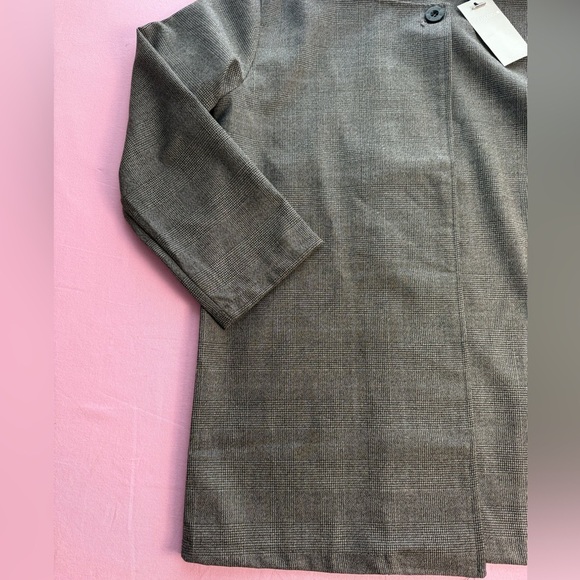 Bemon Toddler Girl Checked Blazer Jacket With Button  Size 7Y - Picture 2 of 9